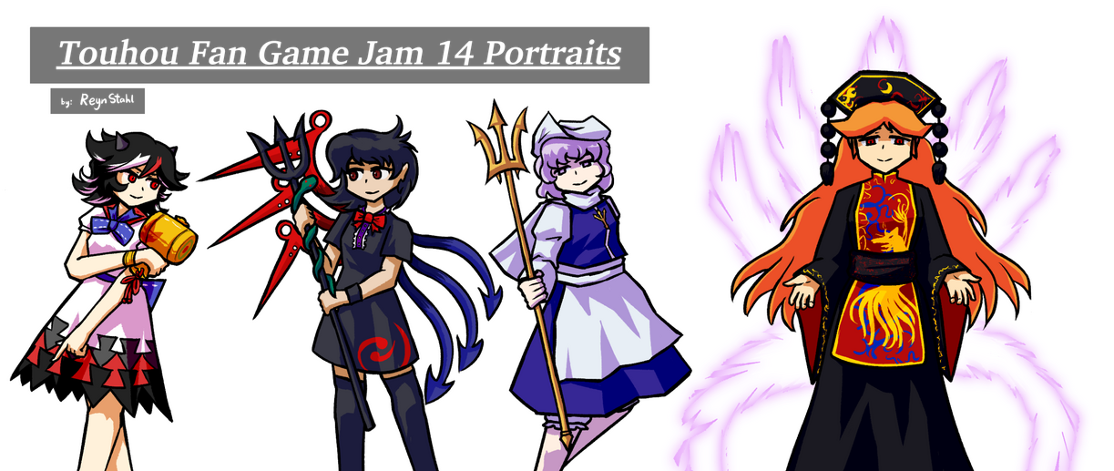 Touhou 14 Jam Sprites - These are made in only few hours under time restriction
